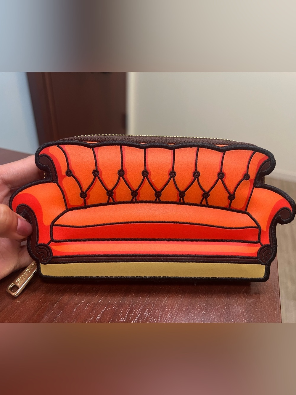 FRIENDS sitcom Orange couch Loungefly wallet